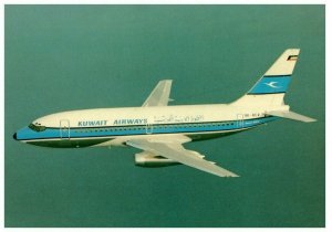 Kuwait Airways Boeing 737 269 Airplane Postcard