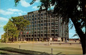 Canada New Brunswick Moncton C N Building On Main Street