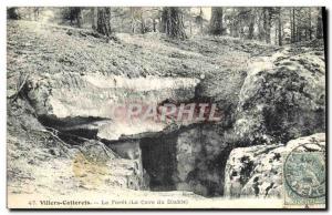 Old Postcard Villers Cotterets La Foret The cellar of the devil