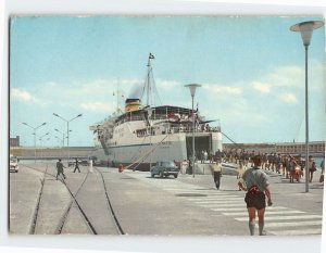 Postcard Motorboat Egnacia Brindisi Italy