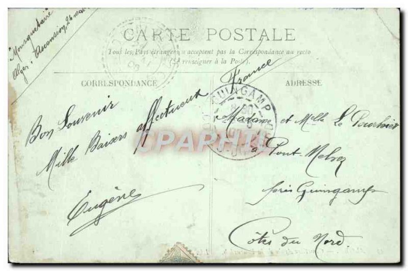 Old Postcard Algiers Arab Cemetery