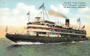 Steamer, S.S. Christopher Columbus, Goodrich Transit Company