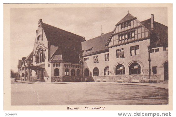 WORMS (Rhineland-Palatinate), Germany, 00-10s; Bahnhof