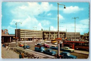 Rotterdam South Holland Netherlands Postcard Central Station c1950's Vintage