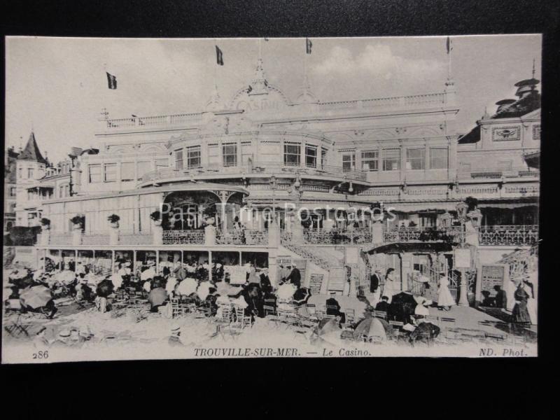 France: TROUVILLE SUR MER  Le Casino - Old Postcard