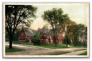 Vintage 1914 Postcard Sage Chapel on the Campus Cornell University Ithaca NY