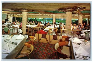 1960 Sun Castle Club Motor Hotel Pompano Beach Florida Unposted Vintage Postcard