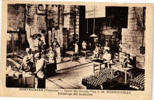 CPA MONTRICHARD - Caves Emballage des bouteilles (211032)