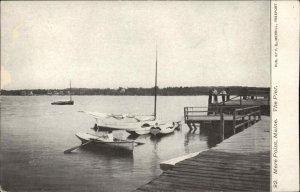 Merepoint Mere Point Brunswick ME The Pier c1905 Postcard