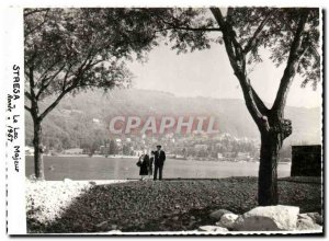 Old Postcard Stresa Lake Maggiore in 1957