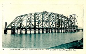 Canada - Quebec, Sillery. Quebec Bridge, Center Span