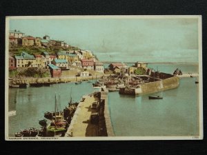 Cornwall MEVAGISSEY Harbour Entrance c1950s Postcard by Photo Precision