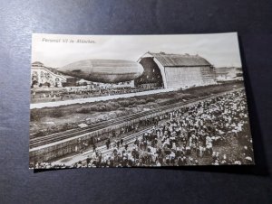 Mint Germany RPPC Zeppelin Postcard Parseval VI in Munich