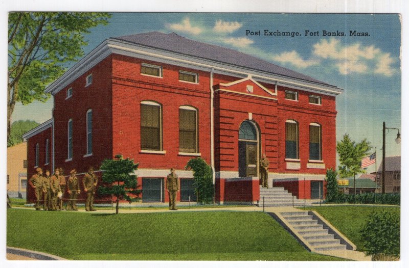Fort Banks, Mass, Post Exchange