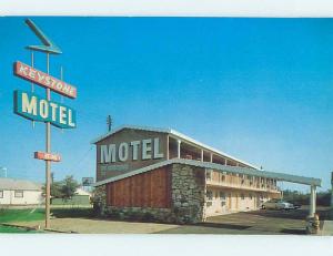 Unused Pre-1980 OLD CARS & KEYSTONE MOTEL Norwalk California CA M0257