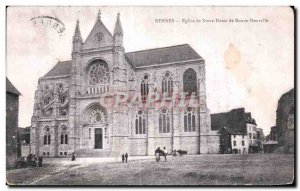 Postcard Rennes Old Church of Our Lady of Good News