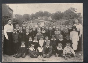 Norfolk Postcard - Children of Swannington School in 1903 - T7563