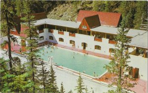 The Miette Hot Springs Pool Jasper National Park Alberta Canada