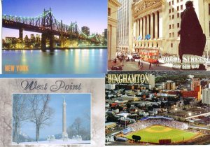 NEW YORK: Lot of (4) Modern View Picture Postcards (Continental 4X6)