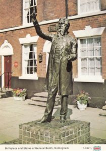 General Booth Nottingham Statue Postcard