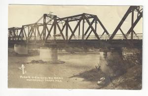 1945 Mexico Photo Postcard - Puente Viejo En El Rio Bravo (AQ55)