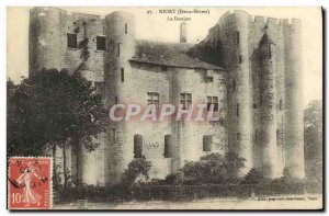 Old Postcard Niort Le Donjon