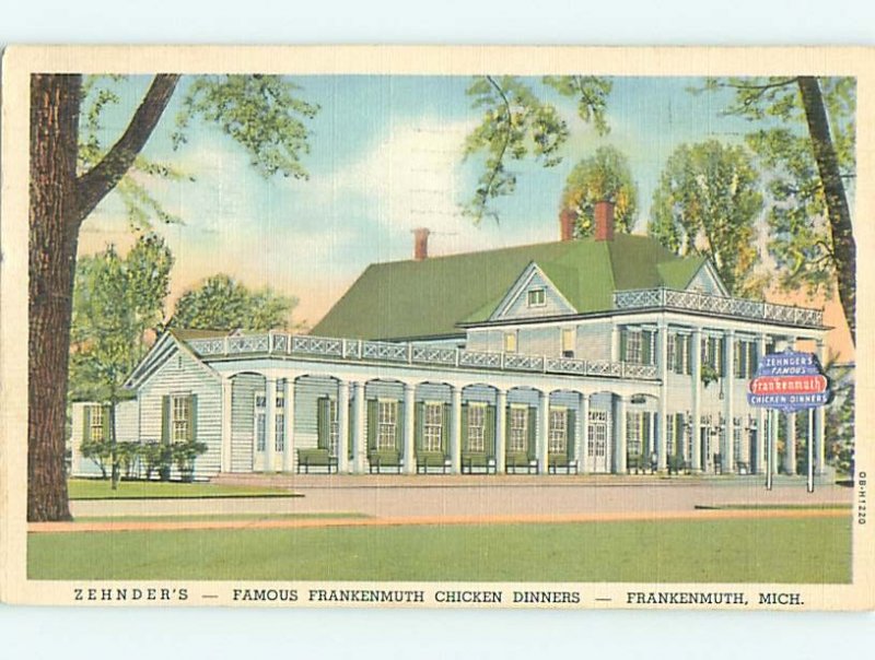 Linen ZEHNDER'S RESTAURANT Frankenmuth Michigan MI s1622