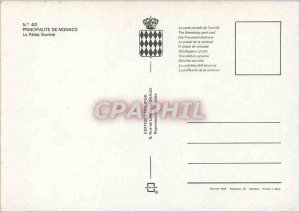 Postcard Modern PRINCIPALITY OF MONACO Palace illumin�