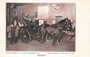 READY FIRE FIGHTING SERIES WASHINGTON DC NO. 113 POSTCARD (1906)