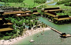 Florida Orlando Walt Disney World Seven Seas Lagoon and Polynesian Village