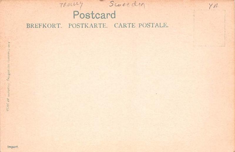 Sweden Old Vintage Antique Post Card New House of Parliament Stockholm Unused