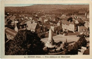 CPA Noyon- vue generale et monument FRANCE (1020545)