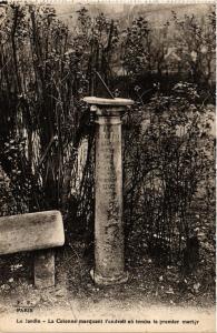 CPA AK Militaire - Paris - Le Jardin - La Colonne Marquant l'Endroit (696451)