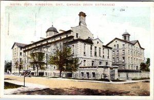 Postcard HOTEL SCENE Kingston Ontario ON AL1640