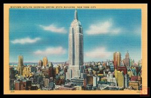Midtown Skyline showing Empire State Building, New York City