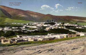 spain, Gran Canaria, LAS PALMAS, Panorama Galdar (1910s) Postcard