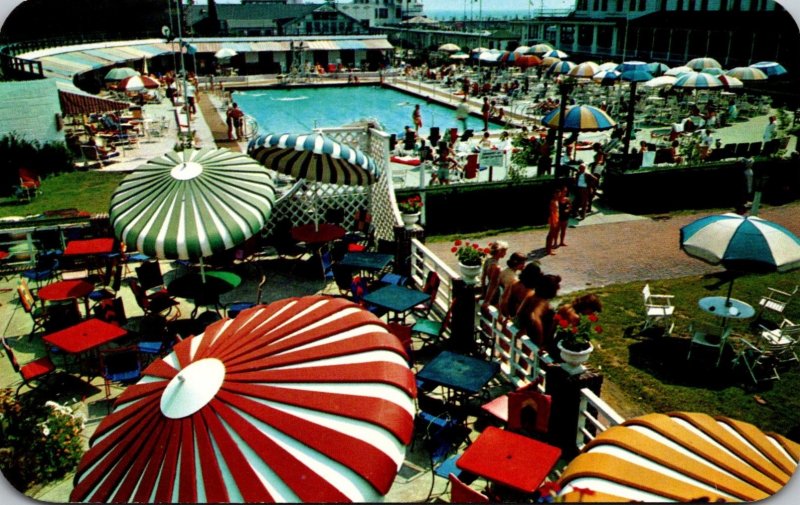 New Jersey Atlantic City The Brighton Showing Punch Bowl Terrace and Pool Area