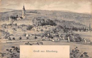 Altenburg Germany Birdseye View Of Town Antique Postcard K21999