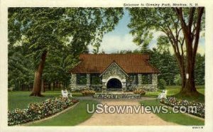 Entrance, Greeley Park - Nashua, New Hampshire NH  