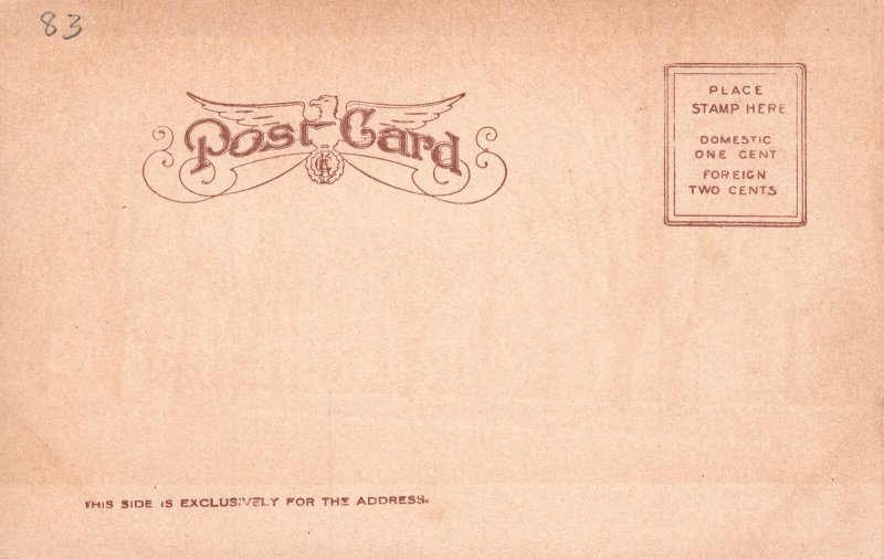VINTAGE POSTCARD CADET BARRACKS WEST POINT MILITARY ACADEMY N.Y. UB  c. 1900
