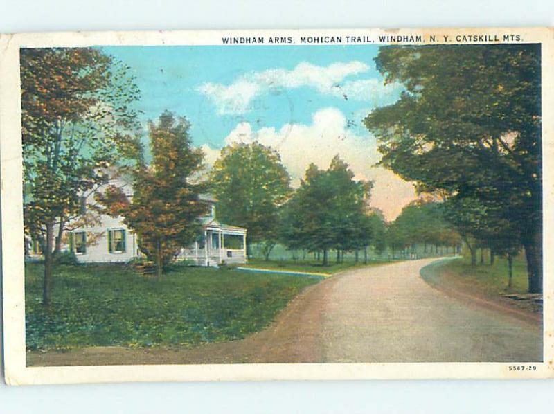 W-Border ROAD OR STREET SCENE Windham New York NY hJ5876