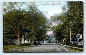 DOVER, ME Maine~ STREET SCENE  c1900s Piscataquis County Postcard