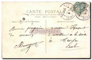 Paris 16 - Saint Peter Square - Stairs Rustic Old Postcard -