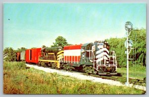 Railroad Locomotive Postcard - Detroit & Toledo Shore Line 707