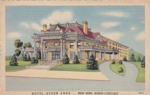 North Carolina New Bern Hotel Queen Anne Curteich sk6352