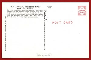 Missouri, St Louis - S.S. Admiral Excursion Steamer - [MO-132]