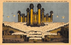 Great Organ, Mormon Tabernacle Salt Lake City, Utah, USA Unused 