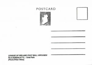 ireland, DUNDALK, Oriel Park, Dundalk F.C. (1990s) Stadium Postcard