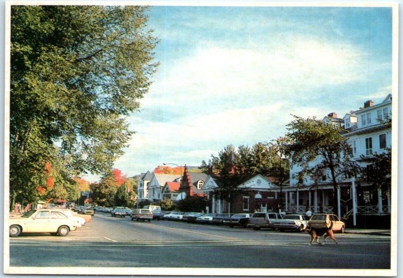 Postcard - Norman Rockwell's Town - Stockbridge, Massachusetts