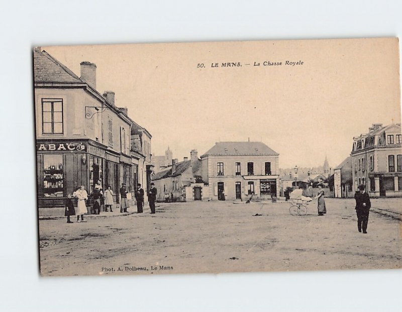 Postcard La Chase Royale Le Mans France